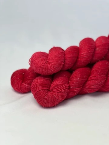 Glitter Sock fra Unik Garn - Røde Æbler